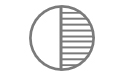 split contrast icon