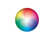 Color-Wheel Globe Graphic