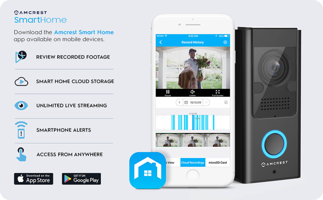 Amcrest Video Doorbell Camera
