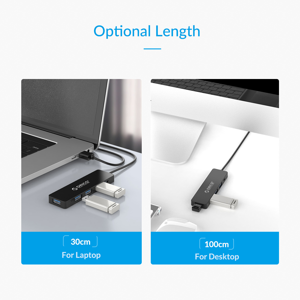 ORICO Multi USB3.0 HUB 5Gbps 4 Ports USB Splitter OTG Adapter