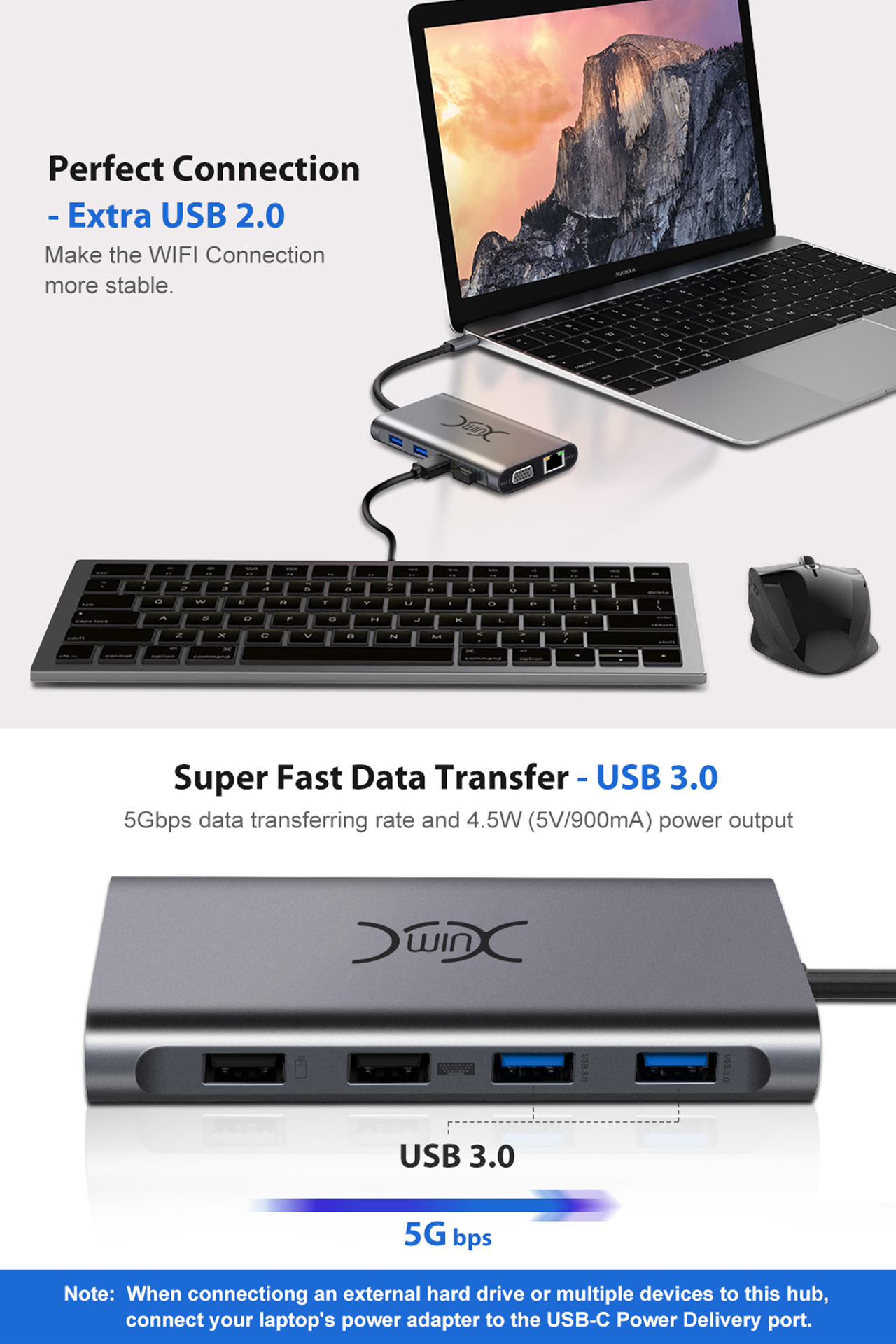 USB C Hub Triple Display- 2019 Latest 11 in 1 USB C Adapter