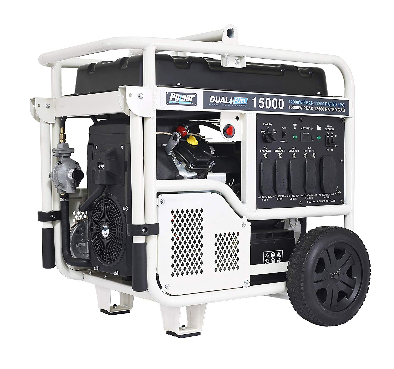 Pulsar PG7000D 5,000 Rated Watts Closed Frame Diesel-Powered Generator