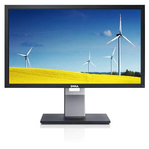 monitro with windmill image as screen