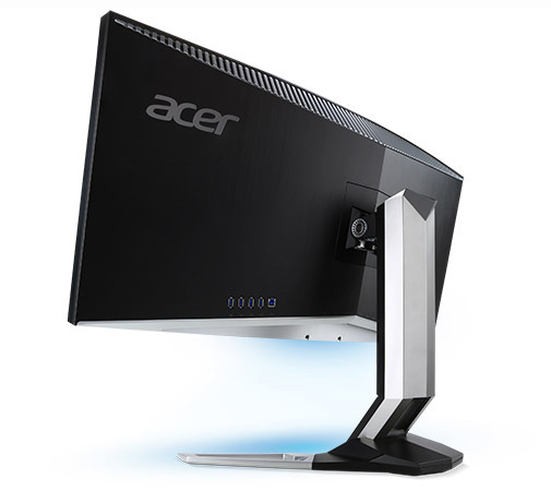 back of the Acer monitor