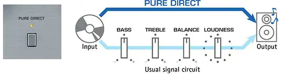 Pure Direct usual signal cicuit graph