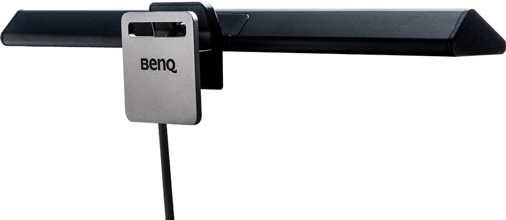 BenQ ScreenBar Lite angled to the left