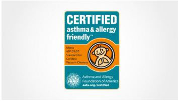 Icon for Certified Asthma and allergy friendly