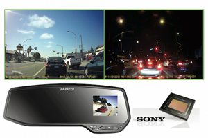 Papago GOSAFE 268 1080p Rearview Mirror Dash Camera