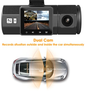 Vantrue OnDash N2 Dual Dash Cam