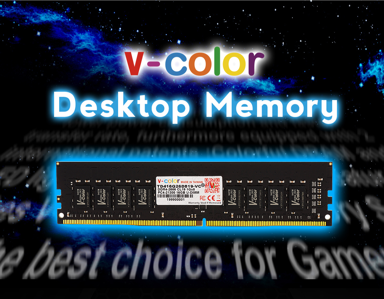 v-color UDIMM DDR4 Desktop Memory Ram