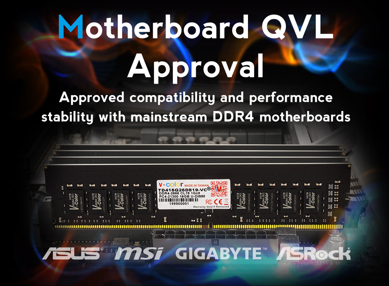 v-color UDIMM DDR4 Desktop Memory Ram