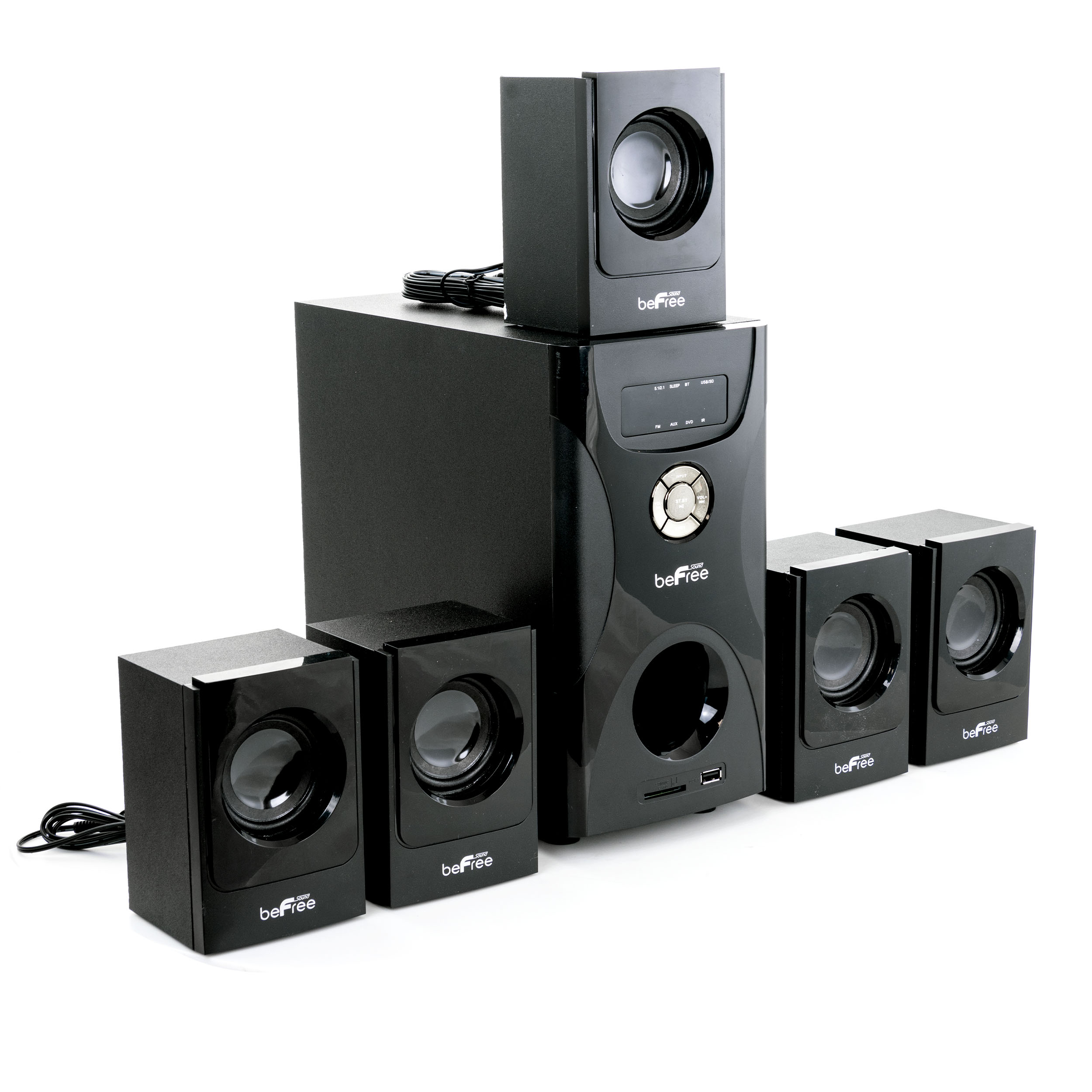 BeFree Sound 5.1 Channel Surround Sound Bluetooth Speaker