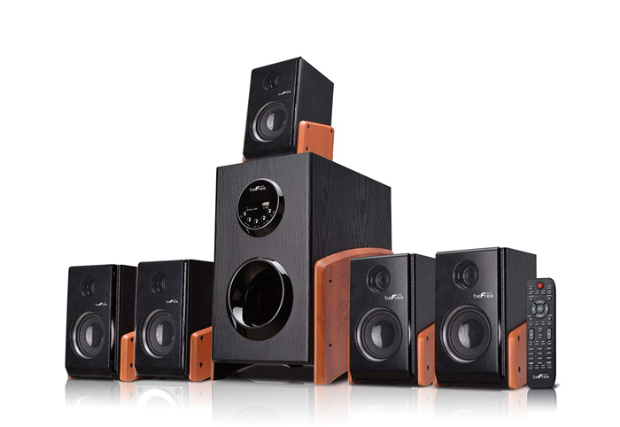 Befree Sound BFS-475W 5.1 Channel Surround Sound Bluetooth Speaker facing forward