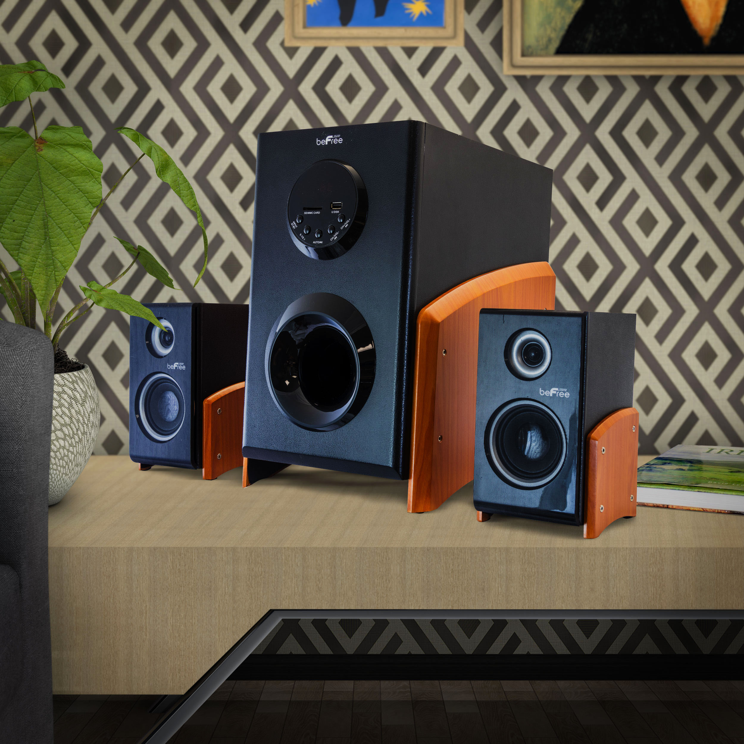 Befree Sound BFS-475W 5.1 Channel Surround Sound Bluetooth Speaker