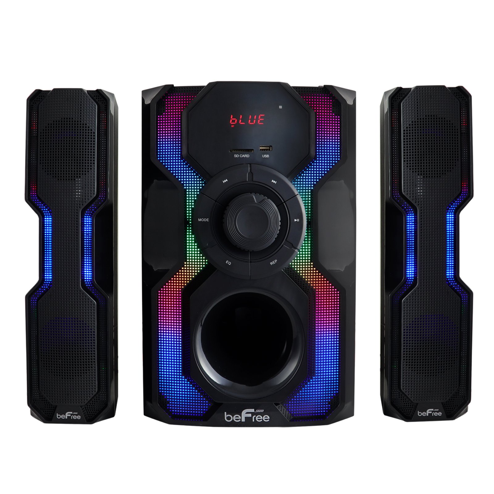 BeFree Sound BFS-A102 2.1 Channel Bluetooth Multimedia Wired Speaker