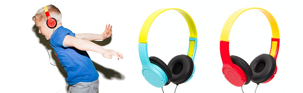 Wicked Audio Rad Rascal Wired Kid Safe Headphones