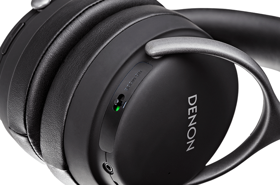 Denon AH-GC25W Over-Ear Wireless Headphones - Black - Newegg.com