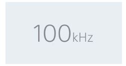 Wide frequency range
