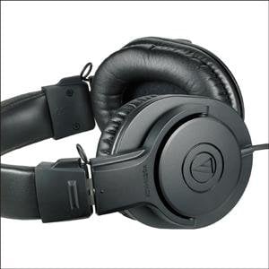 Audio-Technica Headphones Lying Down to the Left