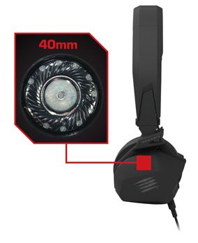 Mad Catz F.R.E.Q. M Mobile Stereo Headset - Expansive Stereo Sound