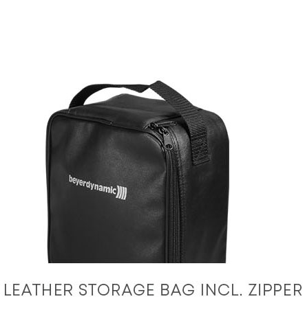 Leather storage bag
