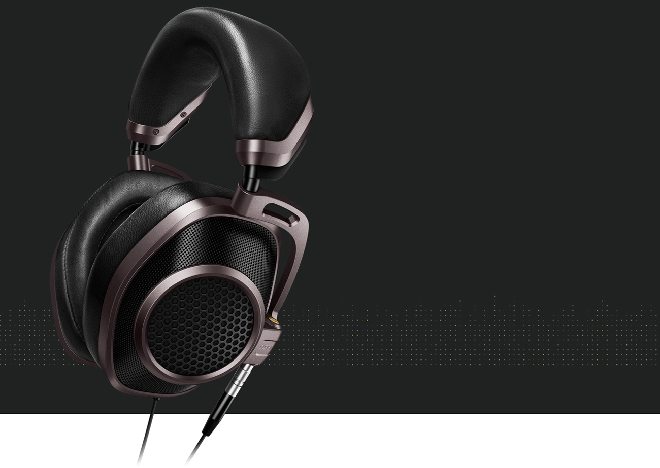 NEXT High-End Audiophile Headphone facing forward