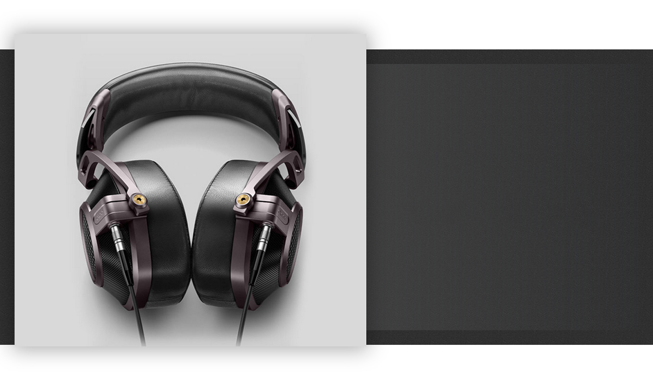 NEXT High-End Audiophile Headphone facing forward