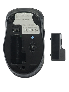 Gear Head MBT9950BLK Dual Mode Wrls Optical Mouse