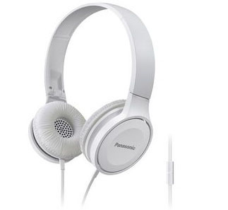 Panasonic Lightweight On-Ear Headphones facing forward