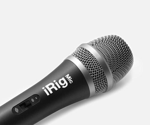 iRig Mic Angled Up to the Right