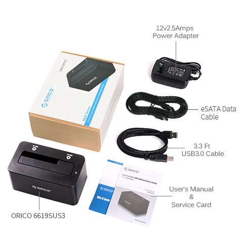 ORICO 6619SUS3-BK