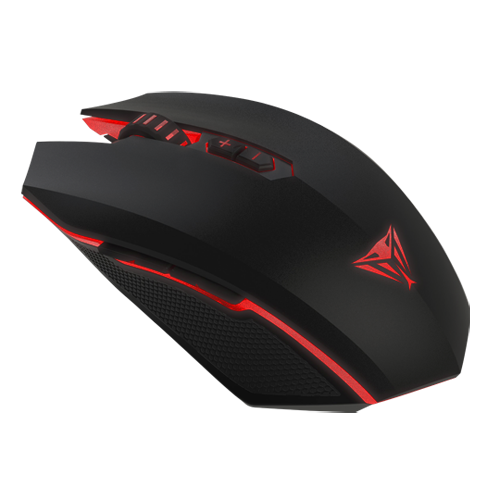 Viper V530 Gaming Mouse in red angled up to the left