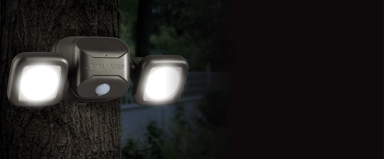 Mr Beams White LED Motion Sensor Auto On/Off Night Light in the