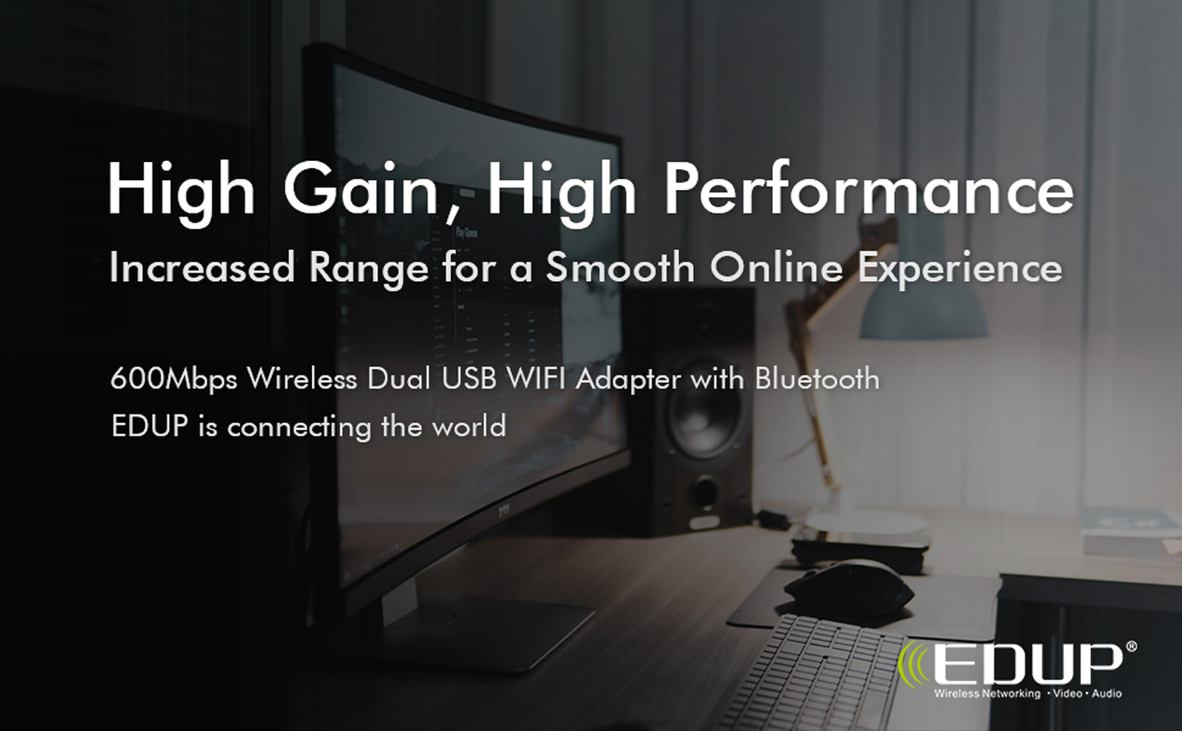 EDUP USB Bluetooth WiFi Adapter