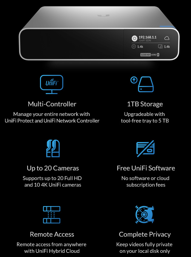 Product image of management device - Cloud Key Gen2 Plus