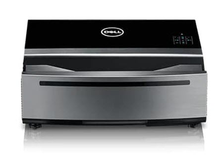 Dell Projector Facing Forward, Angled Down Slightly