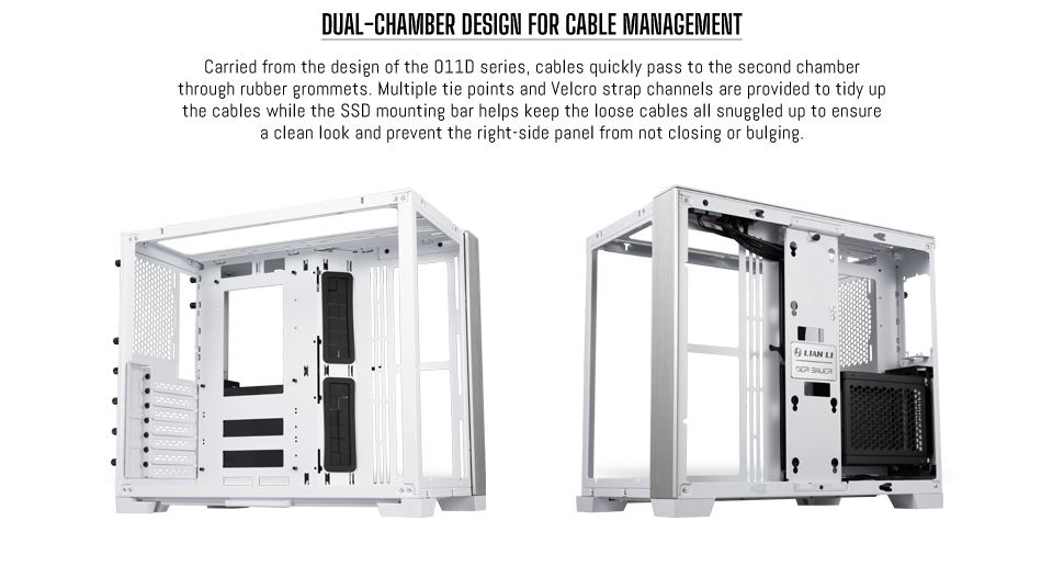 LIANLI O11 Dynamic Mini Snow White - Caja de Ordenador SECC/Aluminio/Vidrio  Templado/ATX, Mirco ATX, Mini-ITX/Mini Tower - O11D Mini-S : :  Jardín