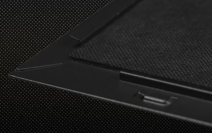 design detail of sound-dampening materials