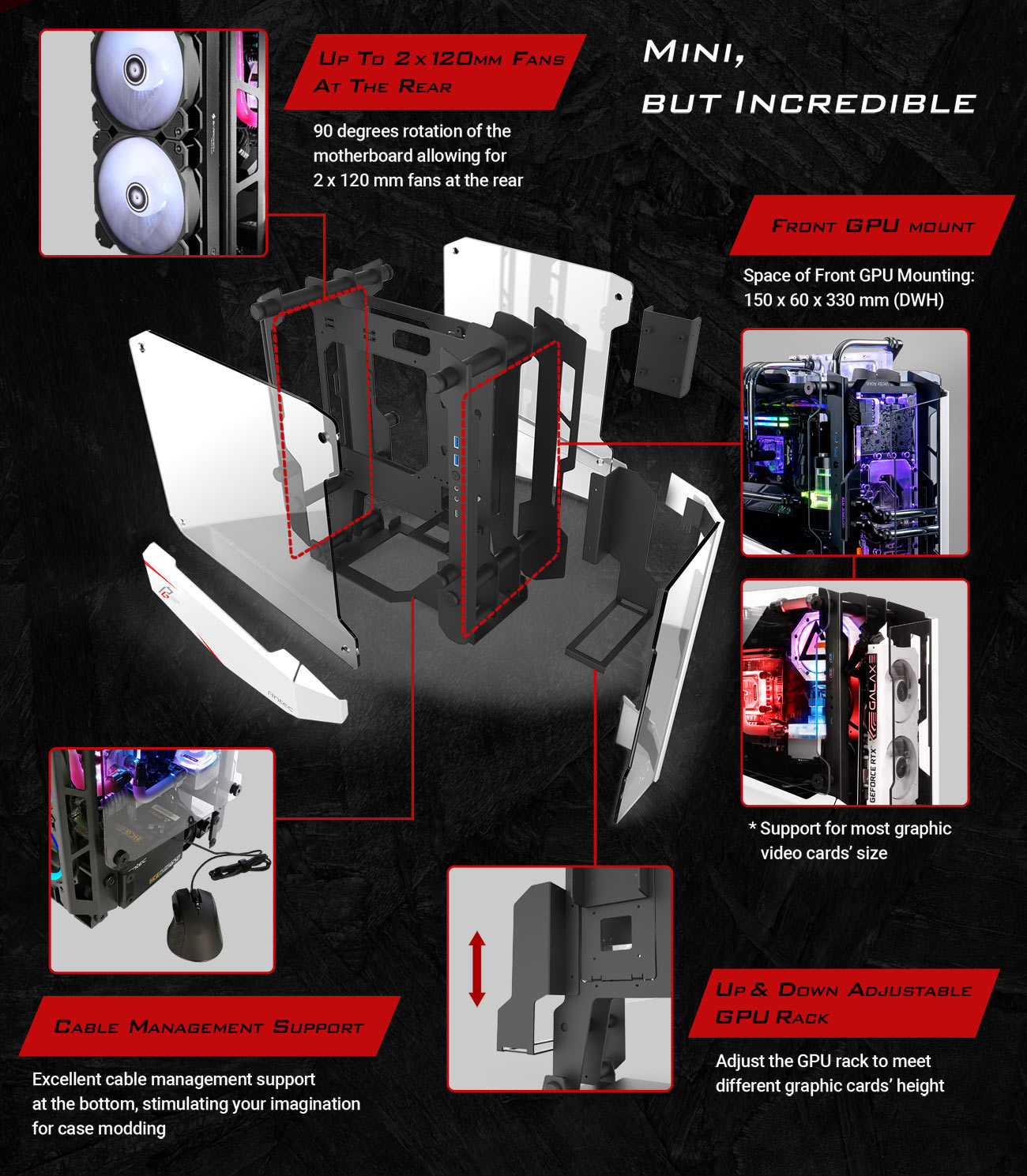 Antec Striker PGE Computer Case details show