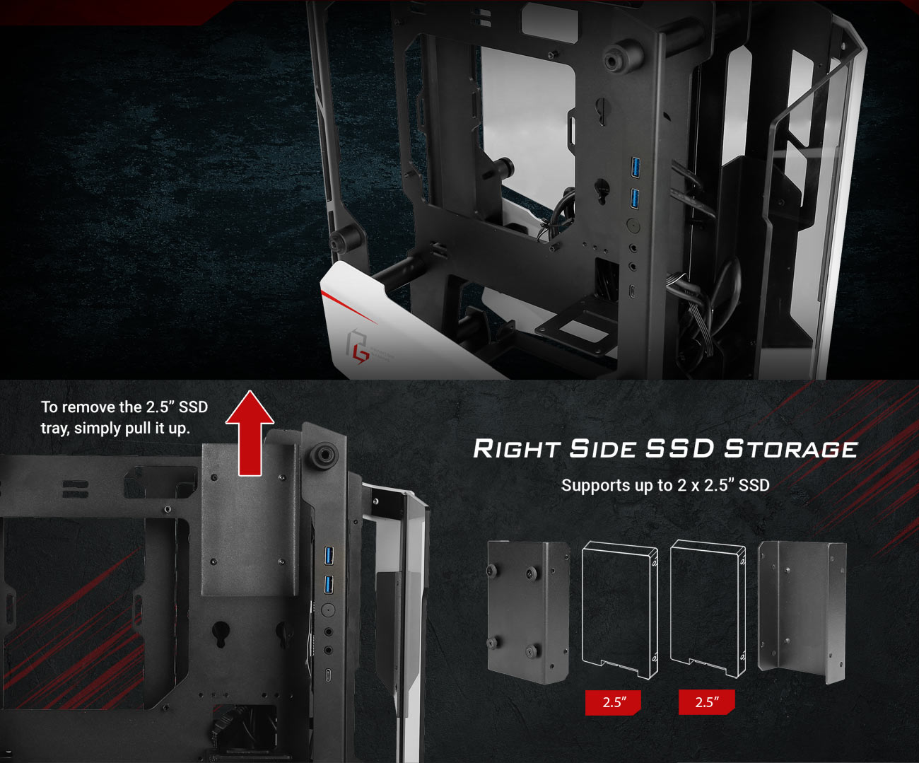 Type-C 3.1, 2 x USB3.0 ports