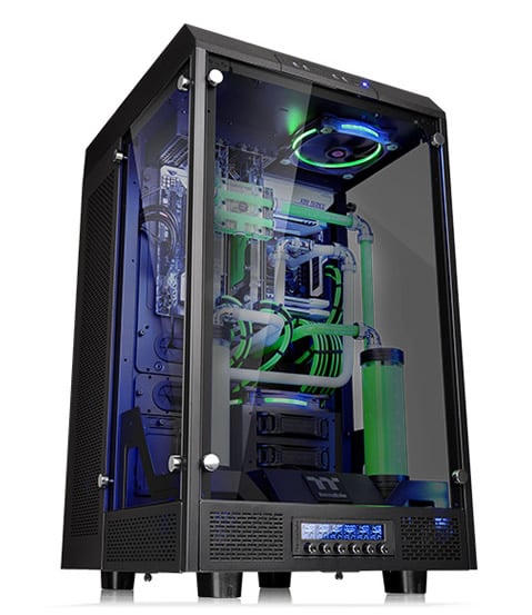 Thermaltake Tower 900 Black Tempered Glass Fully Modular E-ATX Vertical ...