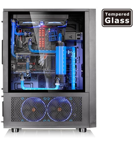 Thermaltake Boitier PC Core X71 Edition Verre Trempé - Grand Tour - Fenetre  en verre trempé - Noir - La Poste