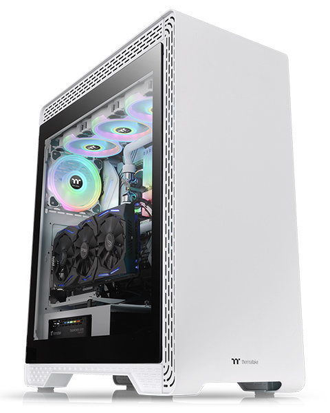 S500 Tempered Glass Snow Edition Mid-Tower Chassis