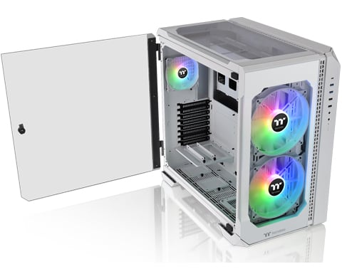 あすつく】 View Thermaltake 51 3点 ARGBファン snow限定仕様 PC用 