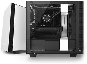 NZXT H400i - MicroATX PC Black/Red Gaming Computer Case - Newegg.com