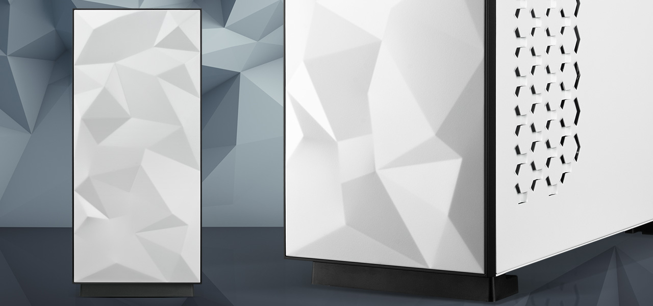 Rosewill PRISM S-LITE facing forward and a close Rosewill PRISM S angled to the left