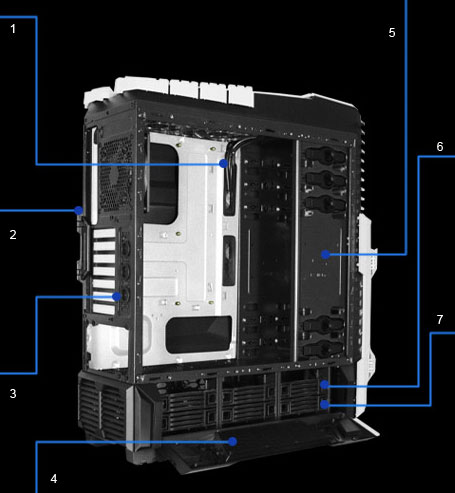 NeweggBusiness - RAIDMAX AGUSTA ATX-605BW Black / White Steel ATX