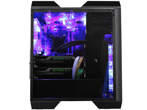 left view of RAIDMAX Monster II SE in black