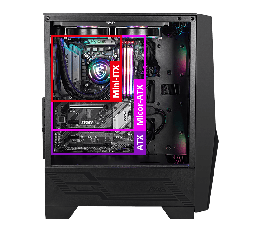 MSI MAG FORGE 100R Mid-Tower Gaming Casing - OSL