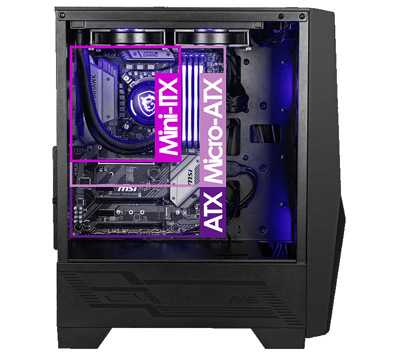 ATX Case (NP) MSI Mag Forge 100M RGB By SuperTStore